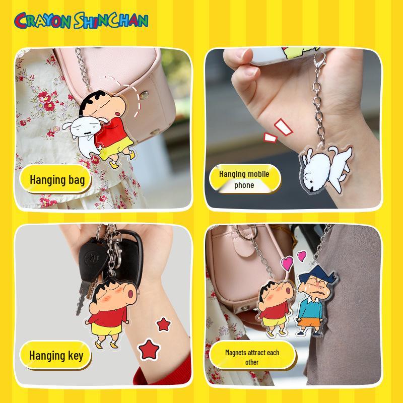 Crayon Shin-chan Acrylic Keychain - Cartoon Character Blind Box Anime Pendant