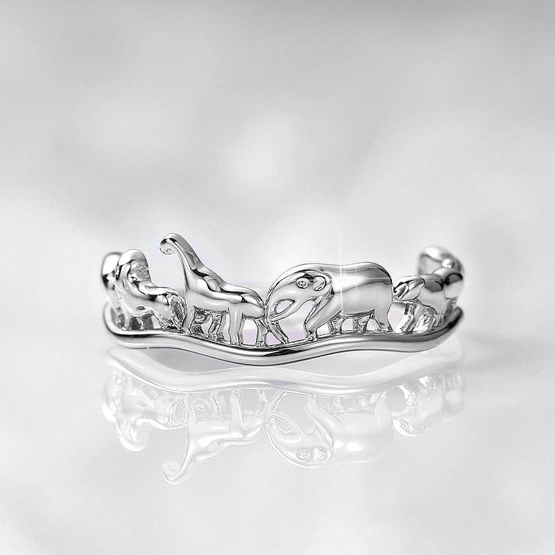 1Pc Creative Animal Circus Ring, Simple Temperament, Light Luxury Ring