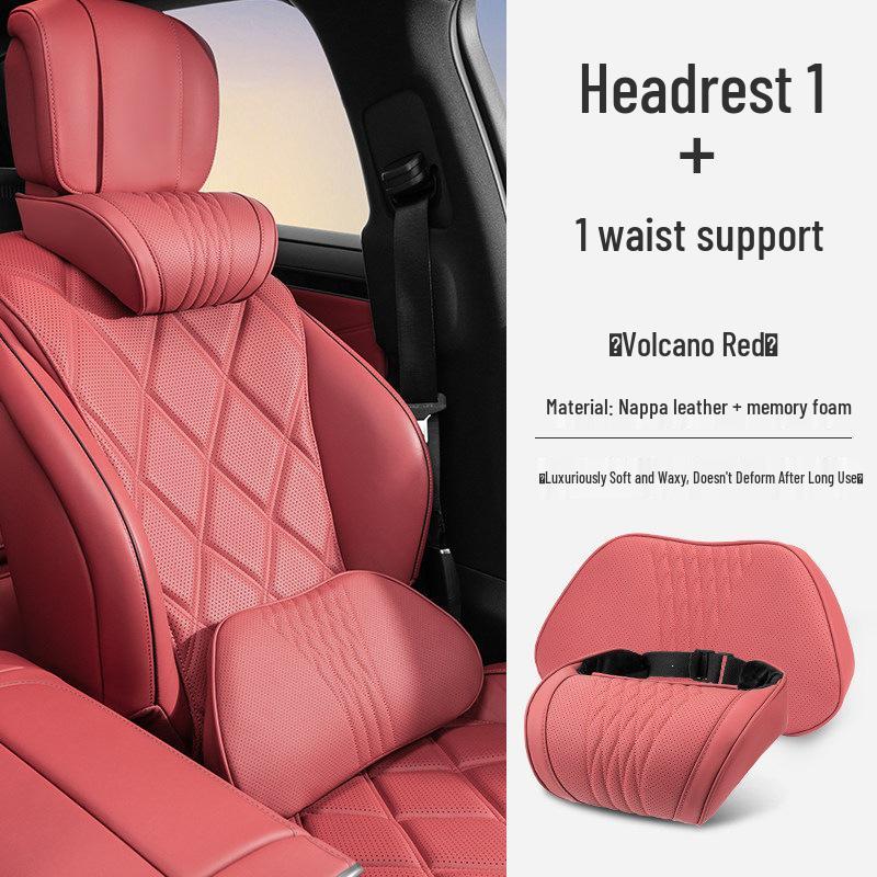 Compatible Neck and Lumbar Support for 26 Nio Models (ES8/ES6/ET5) - Car Headrest Pillow and Backrest Accessories.
