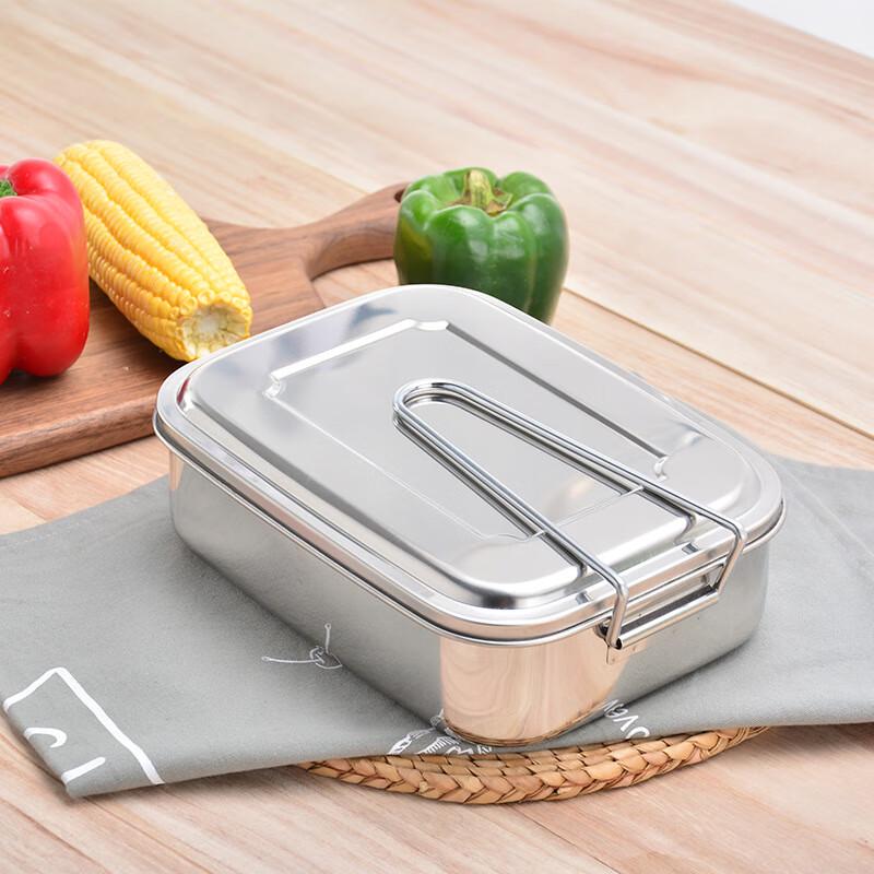 USAN HOME 304 Stainless Steel Rectangular Lunch Box