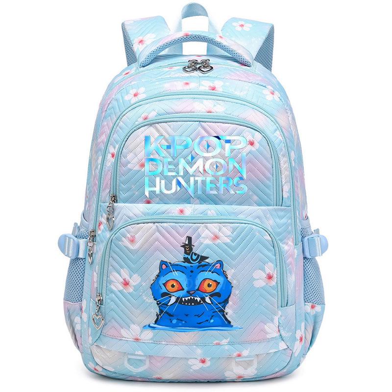 KPOP Demon Hunter Girl Group Print Backpack - Cute, Large Capacity Schoolbag for Teens and Kids