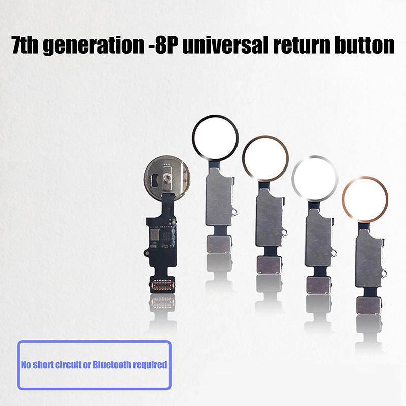 Return Back Home Button Flex Cable Replacement For Phone 7 8 7Plus 8Plus Connector Phone Parts Repair No Touch Id