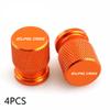 Car Wheel Tire Valve Caps Tyre Stem Covers Airdust Waterproof For Mitsubishi Eclipse Cross Badge Ralli Art 4PCS