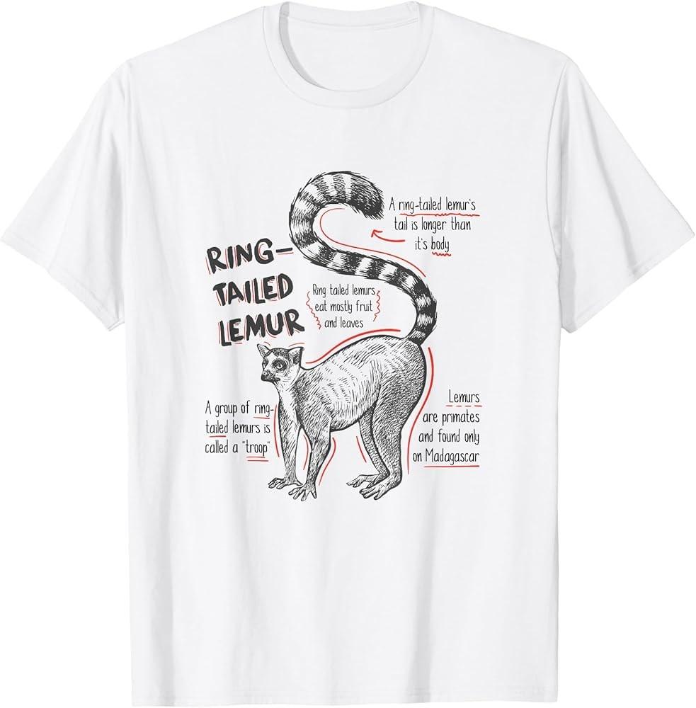 

Trendy RingTailed Lemur Facts TShirt Unisex T-Shirt S