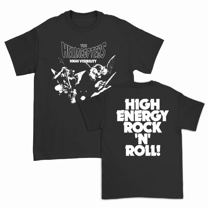 NEW The Hellacopters Band High Visibility Cotton Black T Shirt S-5XL CM594 L