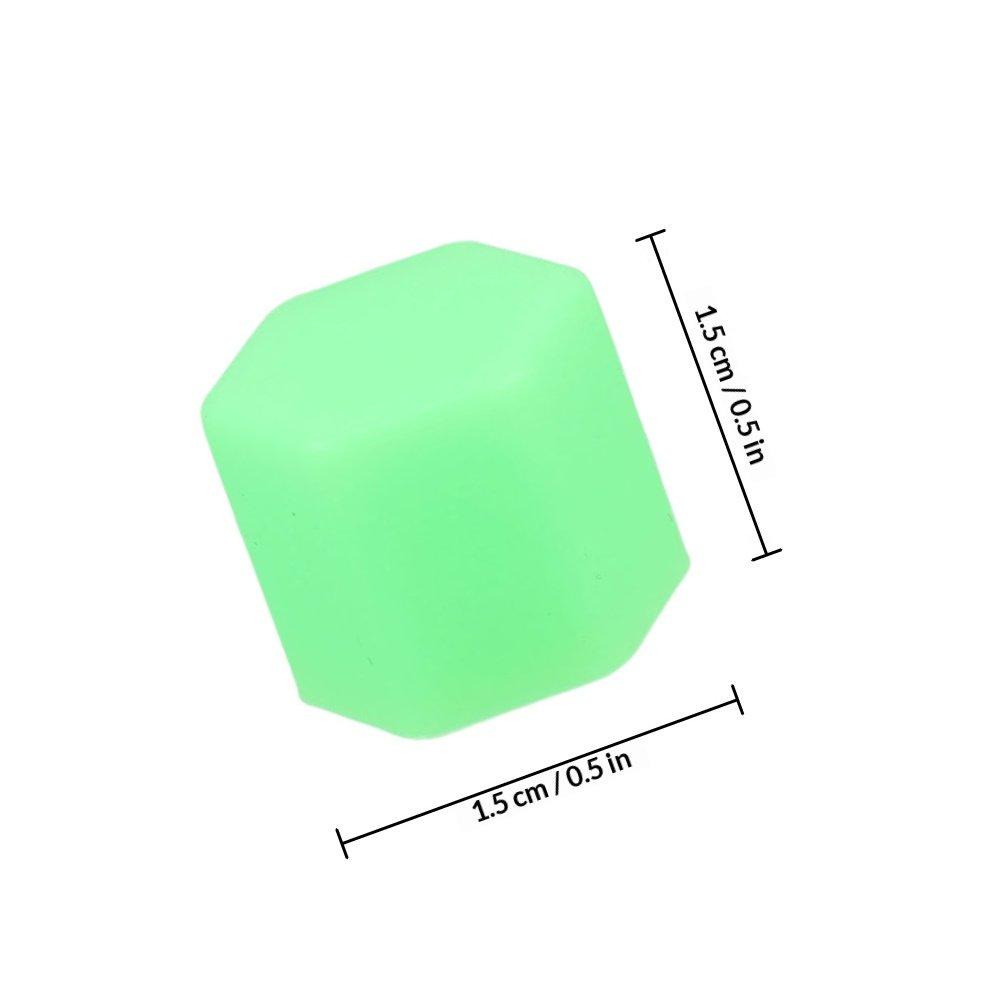20Pcs Glow in The Dark Screw Caps Silicone Wheel Lug Nut Covers Night Visibility Protection for 15Mm Car Tire Hub Caps