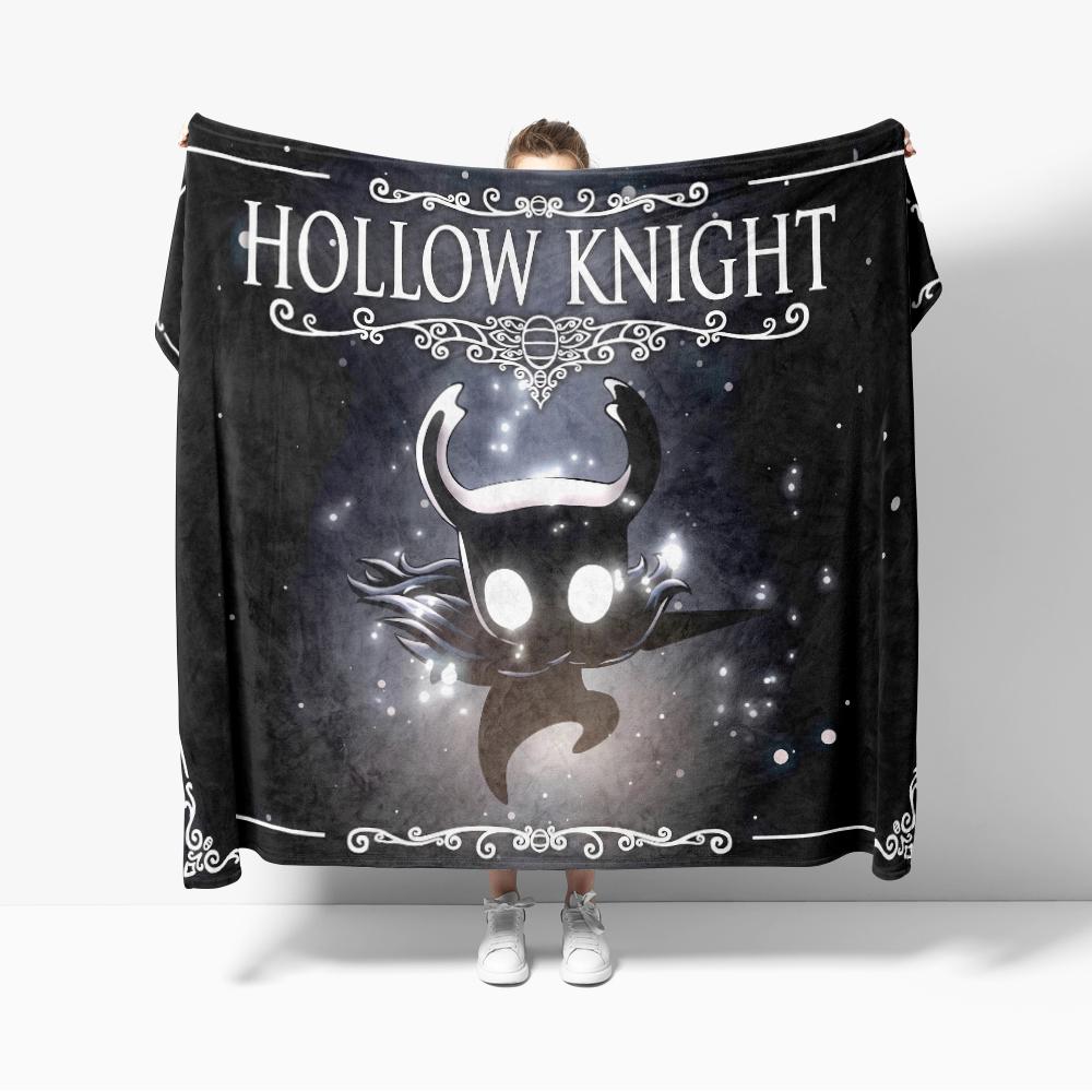 Hollow Knight Map Throw Blanket Gaming Map Blankets Soft Warm Flannel Blanket Bedding for Bed Living Room Home Sofa