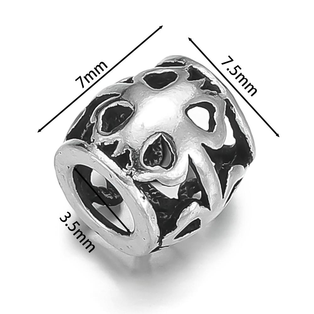1pcs/lot 925 Sterling Silver Various Shape Silver Color Beads For DIY Jewelry Necklace Bracelets Making Supplies Accessories