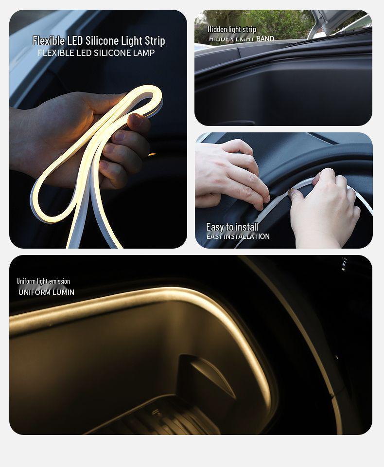 Tesla Model 3/Y Front Trunk and Hood Ambient Light Strip Interior Kit
