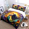 Mermaid Floral Art Decor Set Multiple Sizes Kid'S And Adults' Bedroom Exquisite 3Pc Bedding Set, Gift