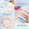 3860PCS Flat Clay Beads Bracelet Making Kit Acrylic Letter Beads Kit for Friendship Bracelets Jewelry Making DIY Crafts Gifts