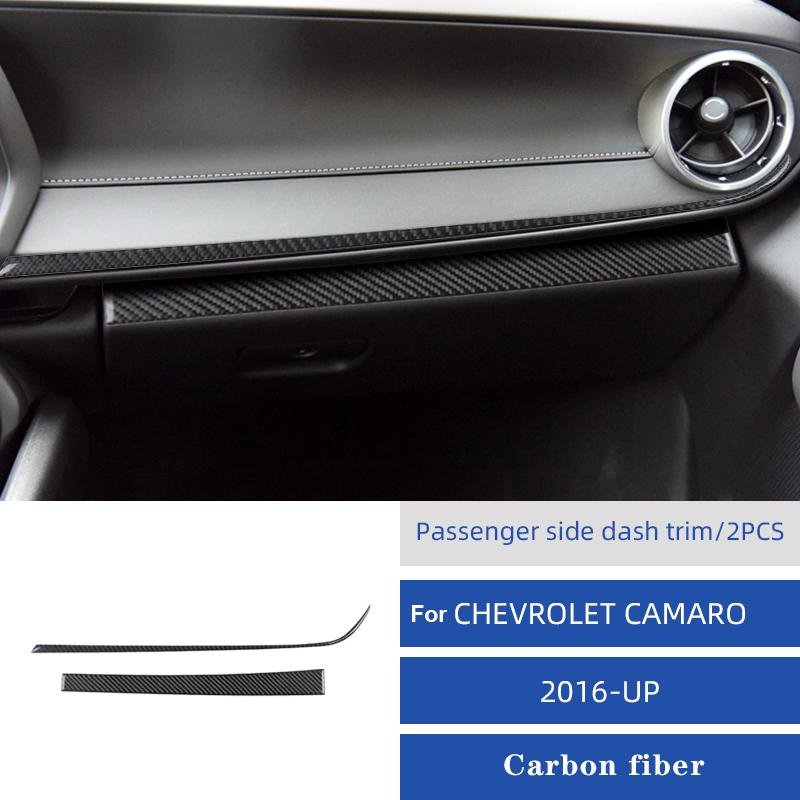 For Chevrolet Camaro 2016-UP Console Center Dashboard Air Outlet Frame Strip Trim sticker