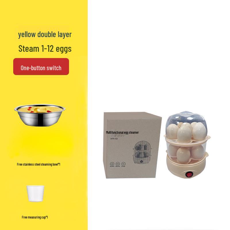Multifunctional Mini Egg Steamer with Auto Power-Off