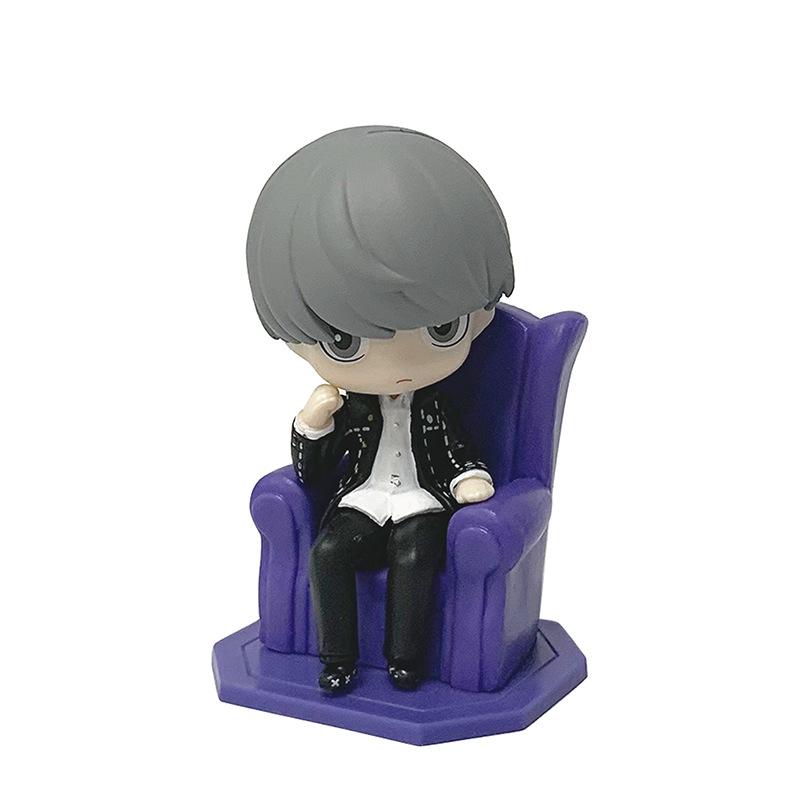 

Game Anime Figure Persona 4 Yu Narukami Qset Yuuki Makoto Doll Amamiya Ren Aciton Figure Model Toys Gift