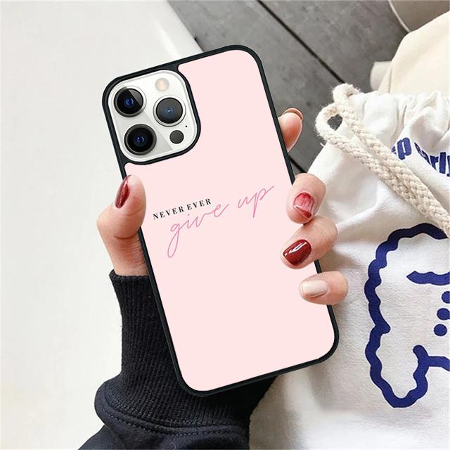 Pink Workout Motivation fitness Gym quotes Phone Case Cover For iPhone 17 Air 15 16 14 13 12 Pro Max 11 Pro Max Plus