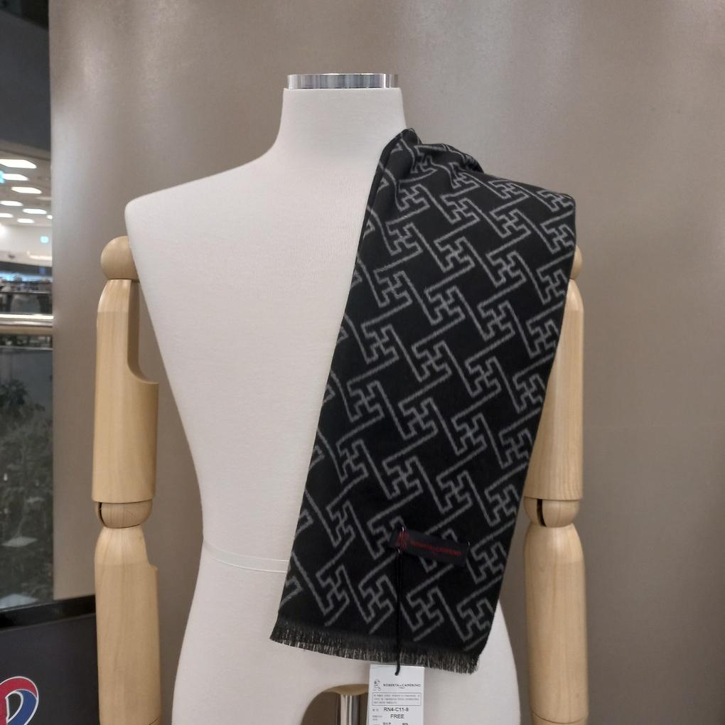 Men's Winter TR Fleece Geometric Muffler RN4C119