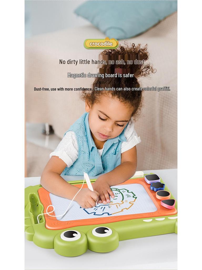 Crocodile Cartoon Erasable Magnetic Drawing Board for Kids