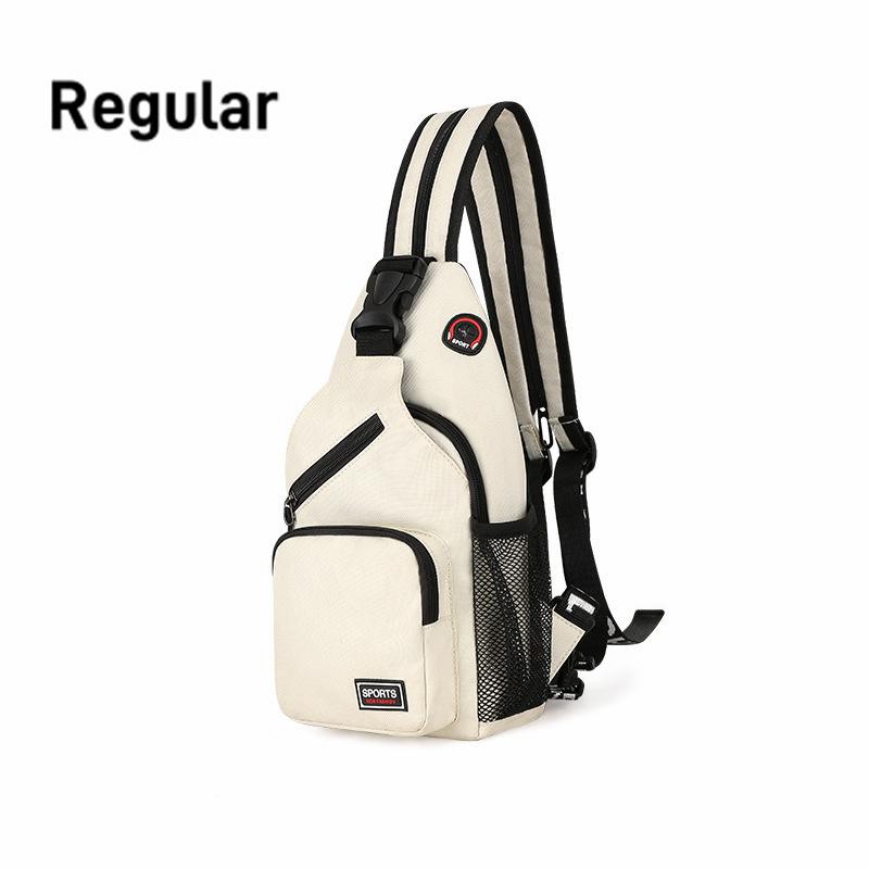 Women Chest Bags Adjustable Backpack and Single Shoulder Bag With Earphone Hole Girl Small Sports Travel Messenger Oxford Bag