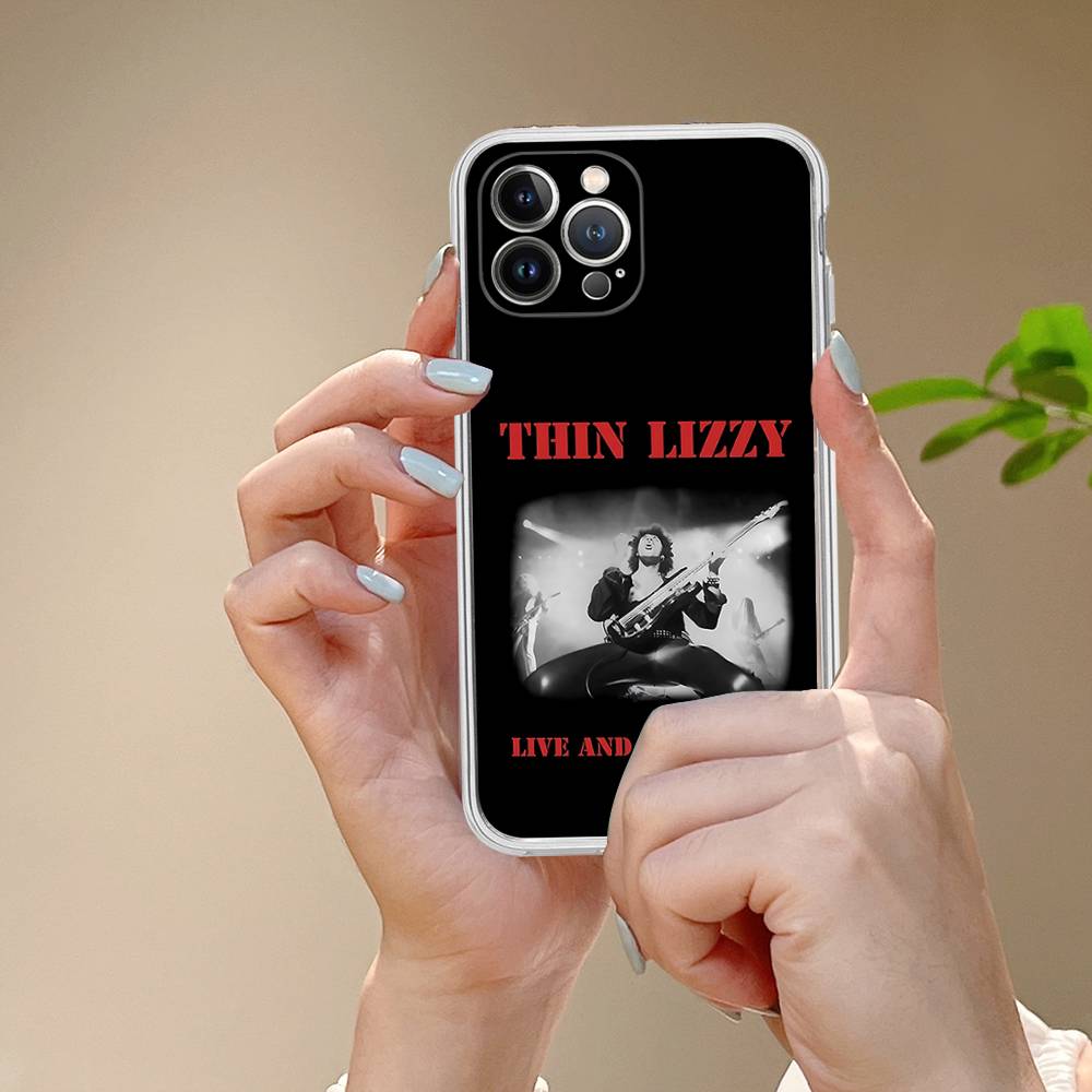 

Rock Band T-Thin LizzyS Fit For IPhone 16 15 Promax Phone Case IPhone 14 11 12 High End 13 Pro Silicone iPhone 16pro max
