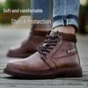 Men's Lightweight Foldable Water-Resistant Safety Shoes - Anti-Smash & Anti-Puncture Protective Work Footwear