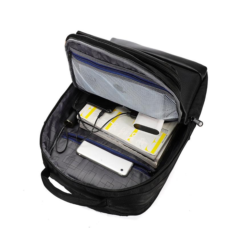 Business Backpack for Women Computer Backpack Simple Male Student Bag with USB Laptop Bag