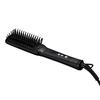 SALONIA Straight Heat Brush Slim Hair International Compatible SL-012BKS Black