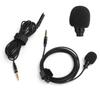Professional Lavalier Microphone   Collar Clip Mic 3.5mm 2M   Cable Live Recording