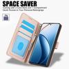 SY-003 For Oppo A60 4G Case PU Leather Stand View Phone Wallet Cover with Hand Strap
