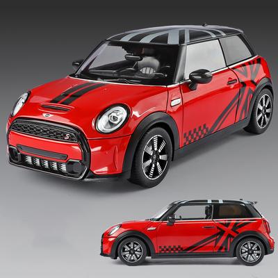 Gran Modelo de Coche de Aleación 1/18 BMW MINE Cooper S Regalo Perfecto Juguete Coleccionable Adorno Decoración de Sala de Estar