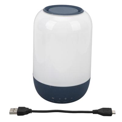 Gece Lambası Bluetooth Hoparlör Taşınabilir Kablosuz Hoparlör 7 Renk Değiştiren Başucu Masa Lambası için