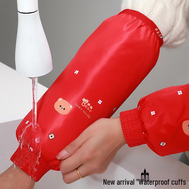 Bear Long Waterproof Stain-Proof Sleeves for Kitchen, Chores, and Office Durability
