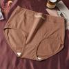 High Waist Women's 95% Cotton Panties Maillard Color Black Breathable Antibacterial Crotch Briefs Comfortable Women's Underwear