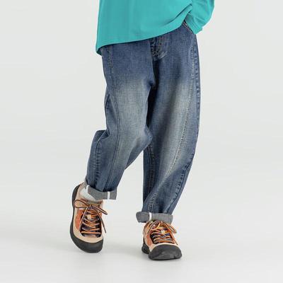 Boys' Autumn Loose Fit Denim Jeans