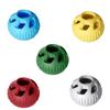 Dog Chew Toy for Small To Large Breeds Leak Food Fillable Treat Ball Teether Silicone Training Toy To Relieve Boredom