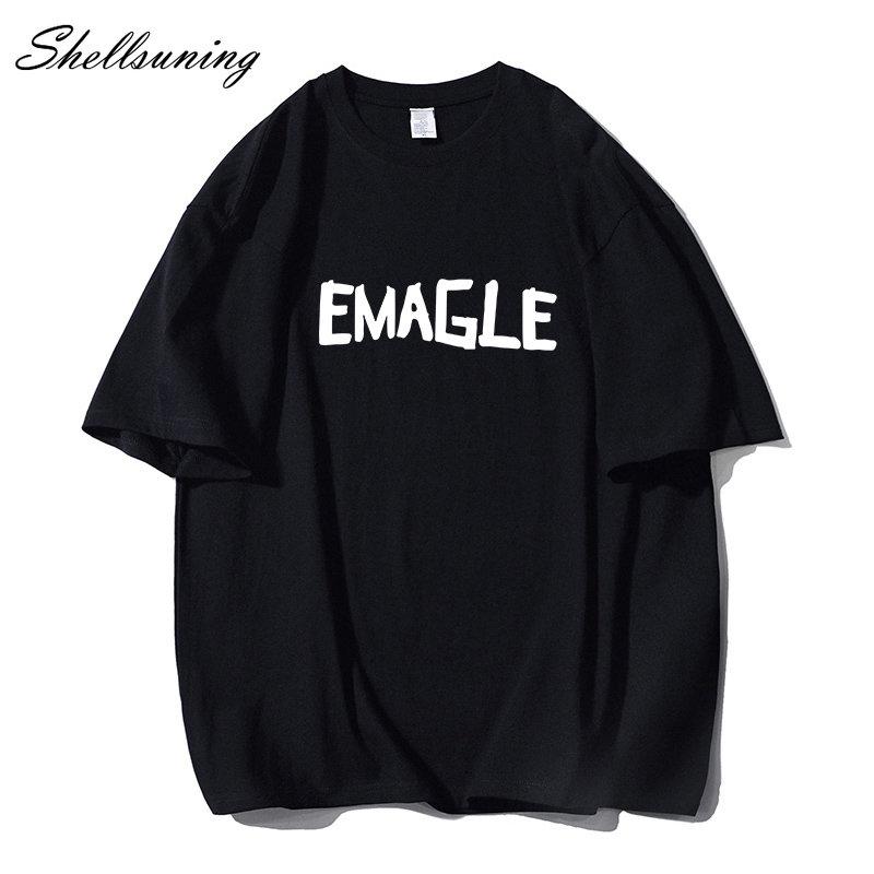 Shellsuning большие хлопковые футболки с графическим рисунком женские летние мягкие — фото 12