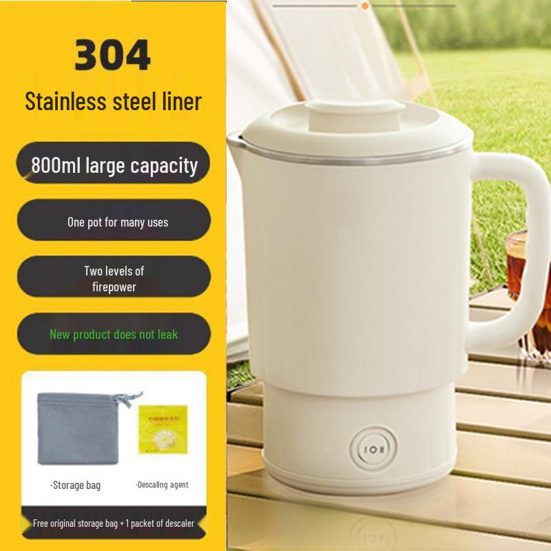 Mini Folding Portable Electric Kettle | Travel Outdoor Telescopic Water Bottle