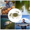 2 pcs Silicone Soft Fishing Lures Artificial Bait Crab with Sharp Hooks Fish Tackle Accessories1#