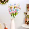 1Pc Rabbit Bouquet Practical Artificial Flower DIY Easter Decoration INS Resurrection Egg Festival Supplies
