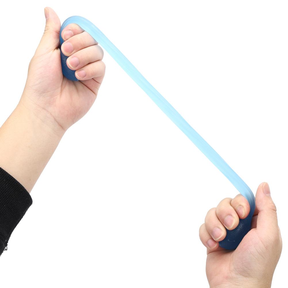 2PCS Silicone Blue Body Shaper Stretched High Elastic Yoga Pull Rope Resistance Stretch Band