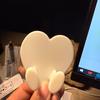 2pcs Heart-Shaped Adhesive Wall Hooks In White - Strong, Waterproof, Easy To Install - Ideal for Keys, Towels, Bathroom Supplies & Cable Management