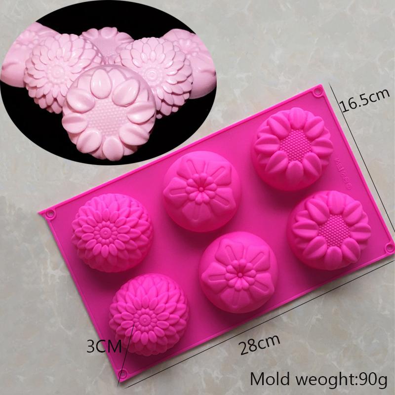 Quadratische handgemachte Seife Silikonform Neu DIY Oval Blätterförmig Seifenherstellungszubehör Handgemachte Schokoladenkuchen Deko Backwerkzeuge