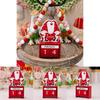 Charming Wooden Valentine's Day Countdown Calendar Tabletop Decor Heart Gnome Piece
