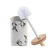 Brosse De Salle De Wc - DKD Home Decor - Métal Et Grès - Blanc - Design Oriental - 10x10x38,5cm