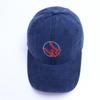 Street Style Washed Baseball Cap American Retro Letter Embroidery Soft-Top Caps, Outdoor Dad Hat