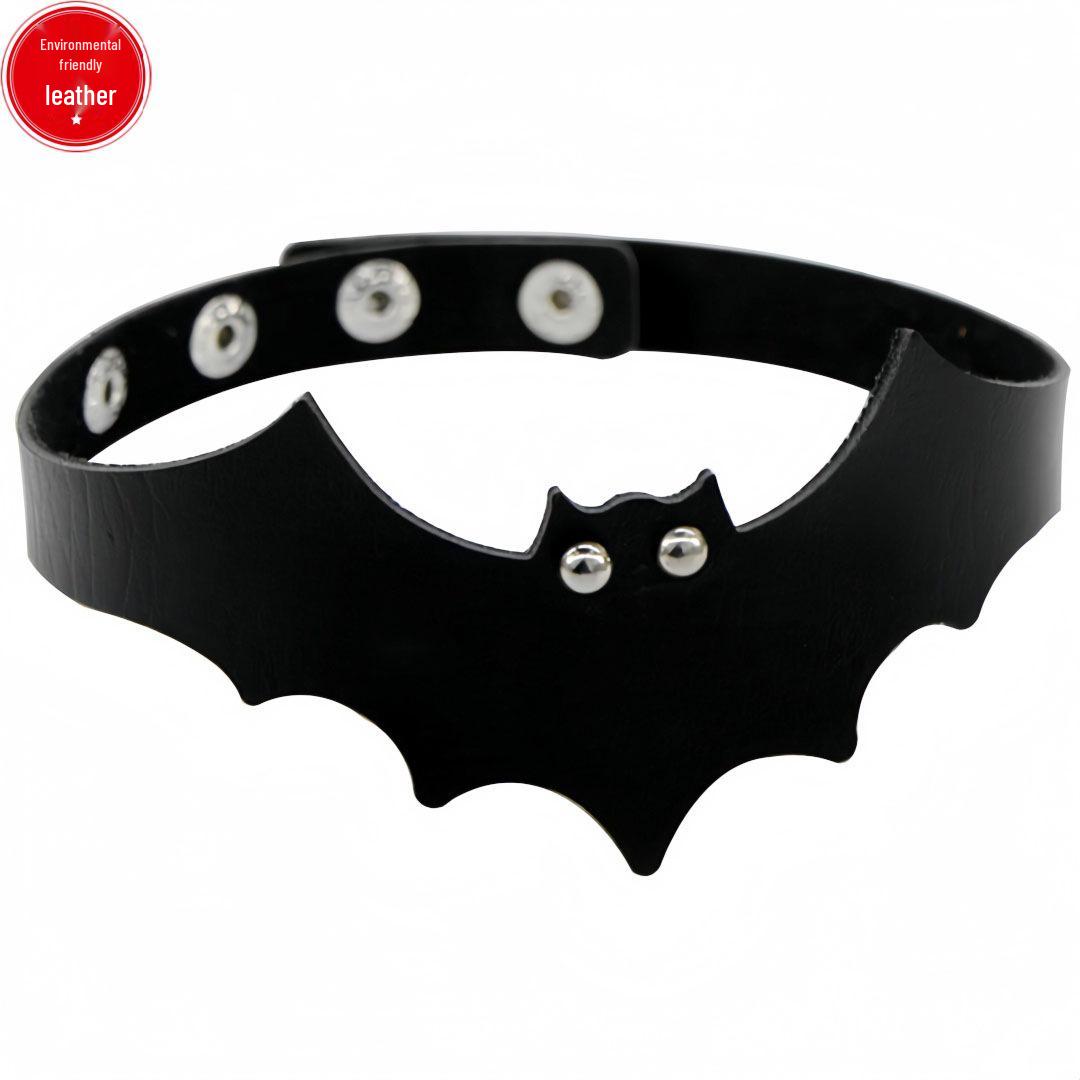 

Чокер «Крылья летучей мыши маленького дьявола» из ПУ кожи - Женское ожерелье в панк-стиле