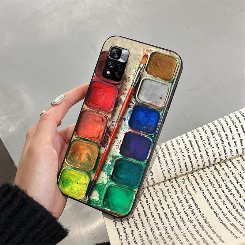 Farben Malkasten Auto casa Hülle Handyhülle Für Xiaomi Redmi note 14 ProPlus 14 13 12 11 10 Pro 14S 12S 11S Redmi 14C 13C