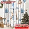 2D Flat Printing  2pcs Birthday Bear Fest Popular Window Curtain Versatile 100% Polyester Curtains Decorations For Home Ldeal for