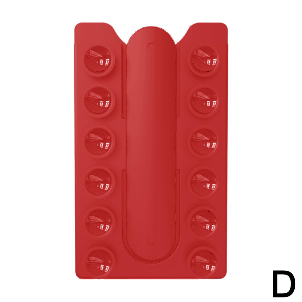 2v1 Nálepka na zadní stranu Přísavka Držák na mobilní telefon Silikonová podložka pod hrnek Stojan na smartphone na zeď Pro skleněné obklady Hladké stěny nebo Stůl