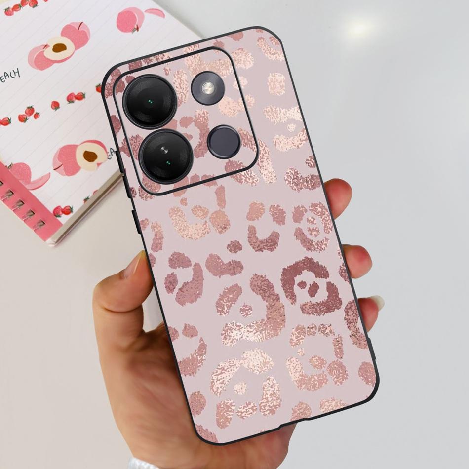 For Infinix Smart 7 HD Case Smart 7HD X6516 2023 Elegant Printing Soft Silicon TPU Slim Phone Back Cover
