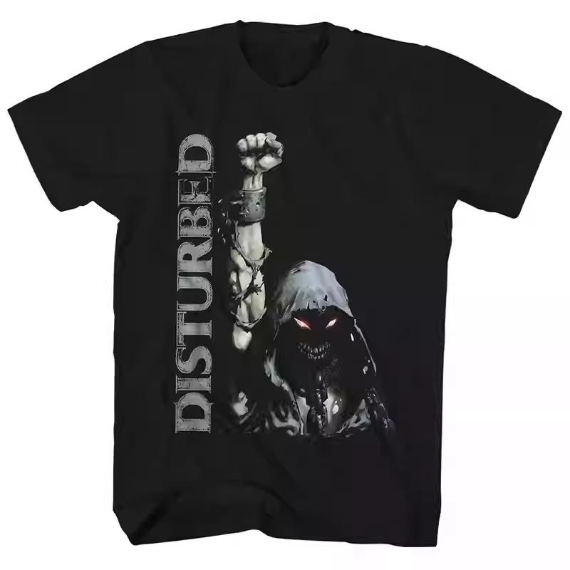 American Men's Asylum From Chicago's Heavy Metal Rock Band Disturbed Summer New Retro Fashion Men's and Women's Streetwear